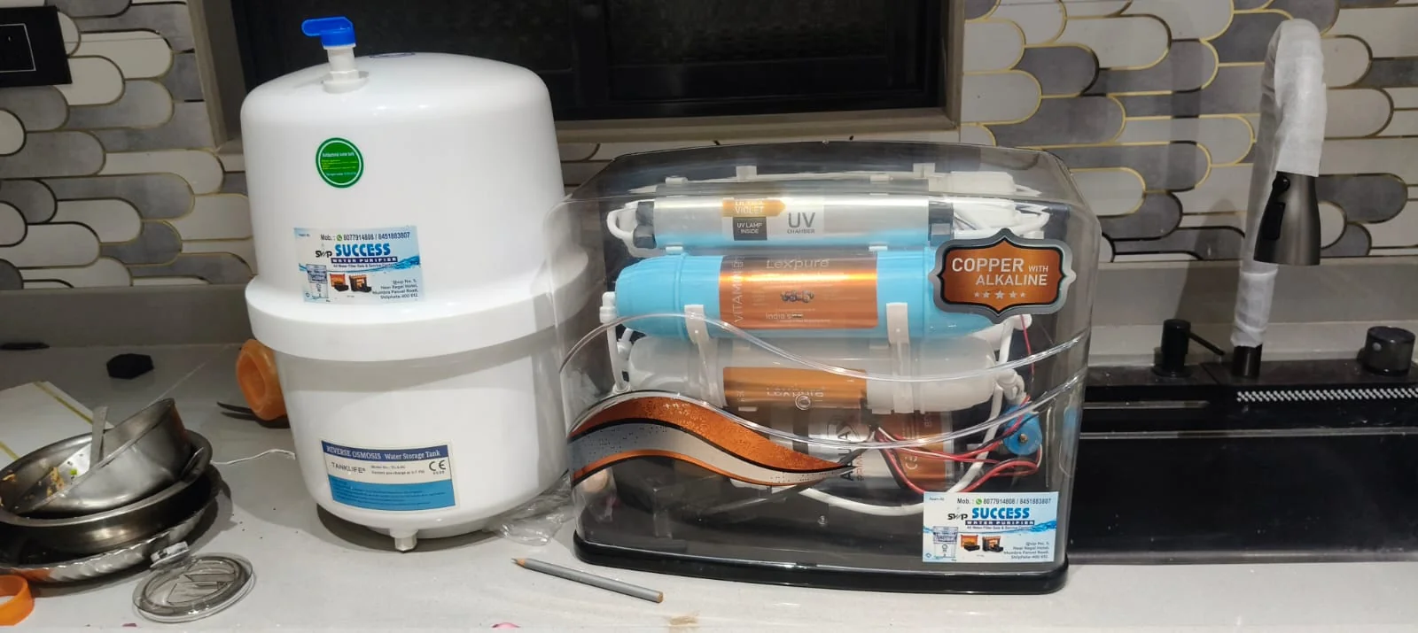 Multi-Stage RO Filtration Setup