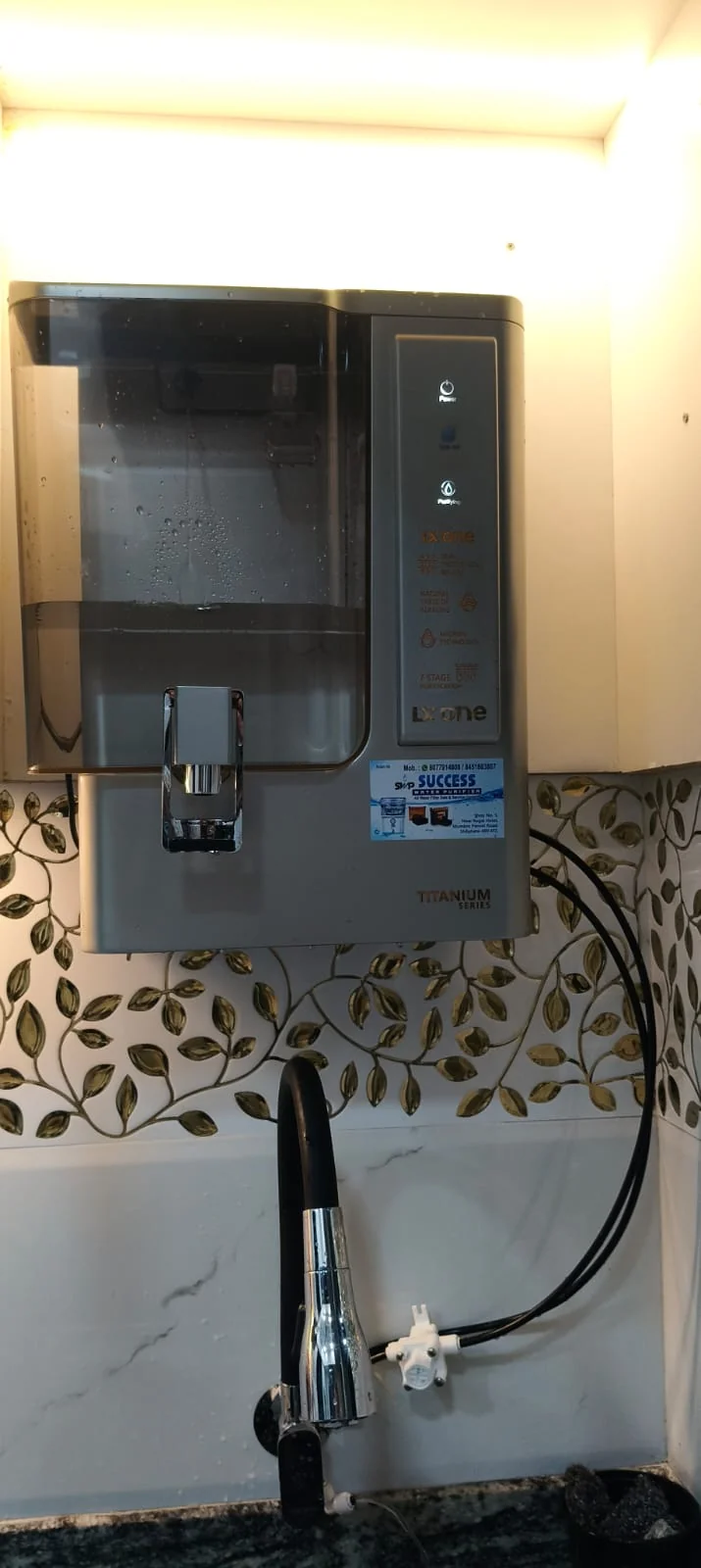 Titanium RO Purifier Installation