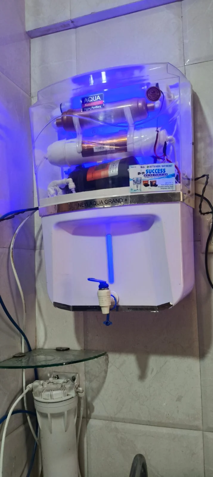 LED RO Purifier Installation